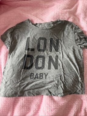 Gray 'London Baby' Tee
